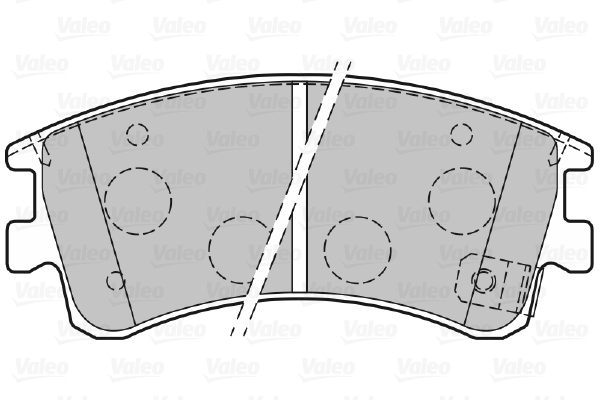 Placute frana VALEO 301648