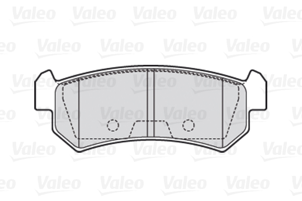 Placute frana VALEO 301874