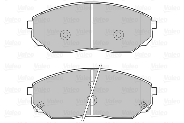 Placute frana VALEO 598654
