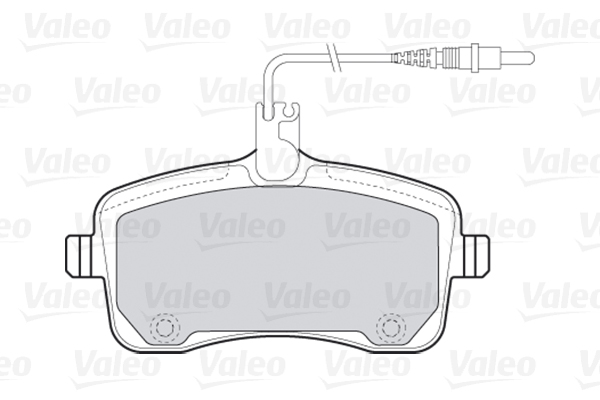 Placute frana VALEO 301662