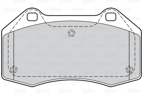 Placute frana VALEO 302072