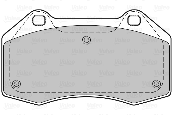 Placute frana VALEO 598861