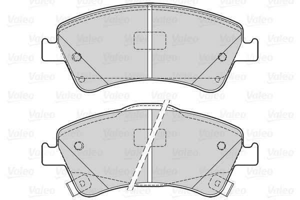 Placute frana VALEO 302125