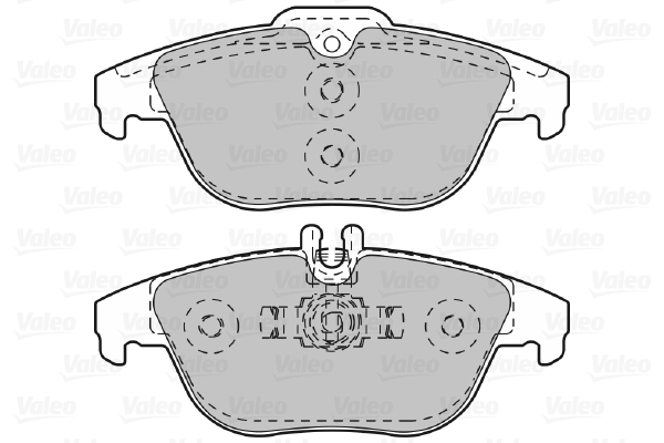 Placute frana VALEO 601051