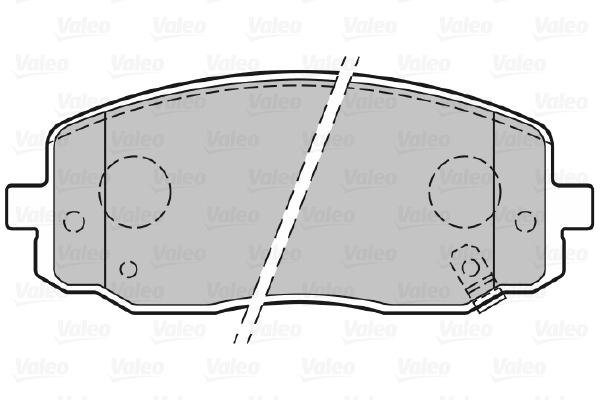 Placute frana VALEO 301707