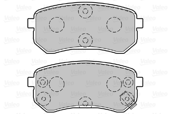 Placute frana VALEO 301706