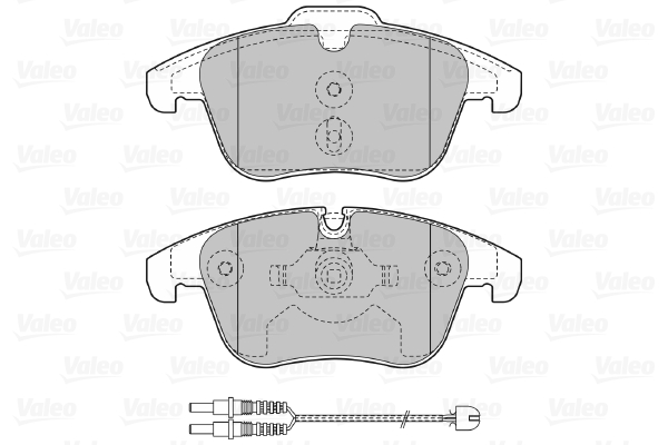 Placute frana VALEO 601147