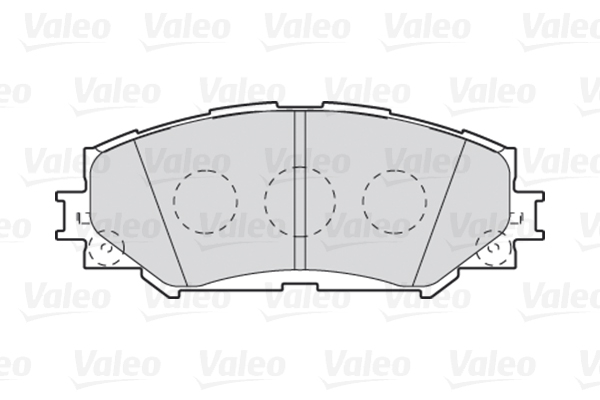 Placute frana VALEO 301943