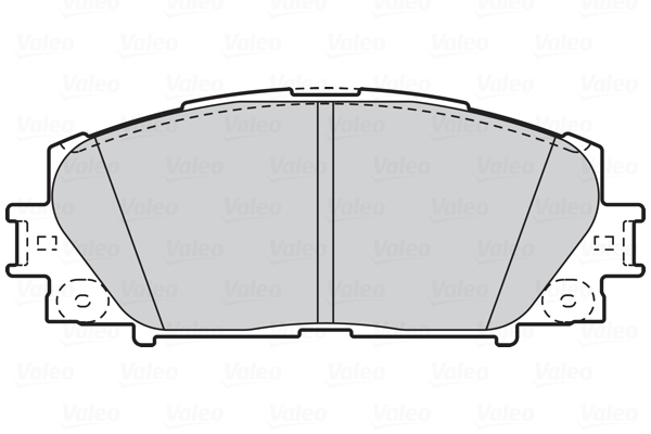 Placute frana VALEO 302076