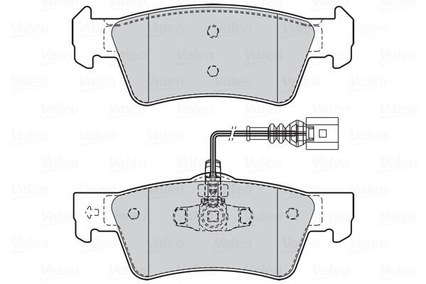 Placute frana VALEO 302332