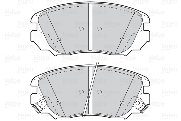 Placute frana VALEO 302118