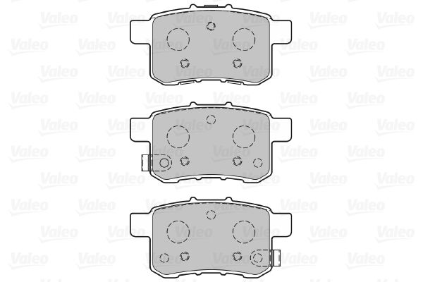 Placute frana VALEO 601350