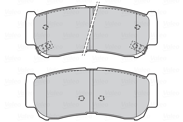 Placute frana VALEO 301932