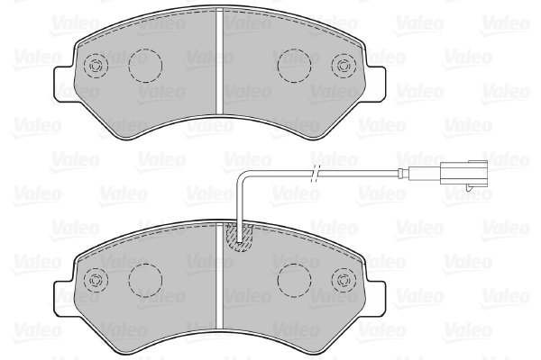 Placute frana VALEO 301276