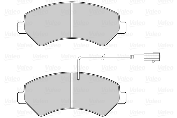 Placute frana VALEO 302264