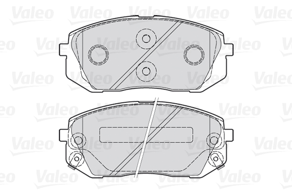 Placute frana VALEO 301934