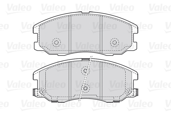 Placute frana VALEO 301942