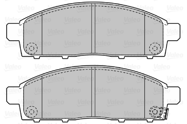 Placute frana VALEO 598893