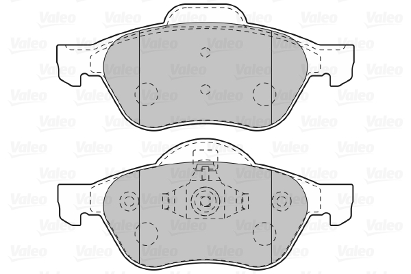 Placute frana VALEO 601012