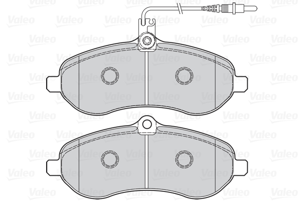 Placute frana VALEO 302078