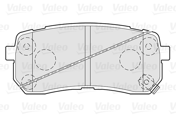 Placute frana VALEO 301308