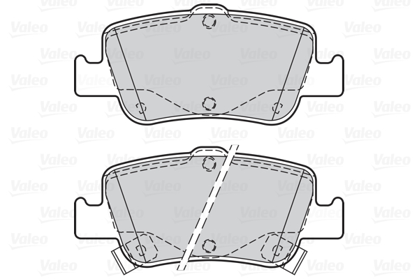 Placute frana VALEO 302156