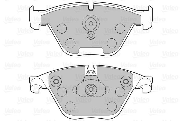 Placute frana VALEO 601382