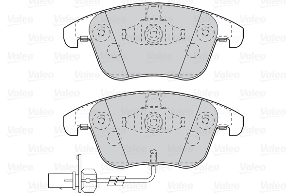 Placute frana VALEO 302098