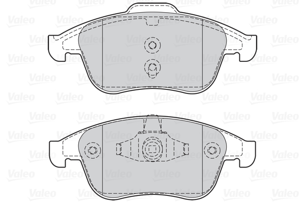 Placute frana VALEO 302128