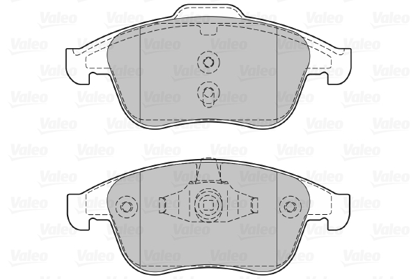 Placute frana VALEO 601066