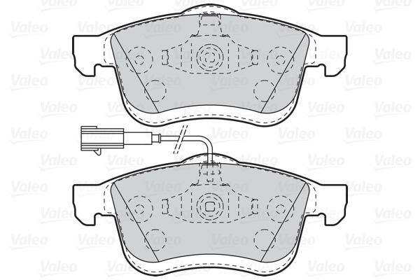 Placute frana VALEO 302109