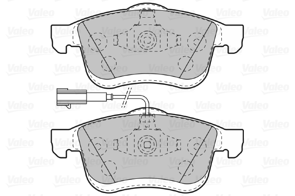 Placute frana VALEO 601014