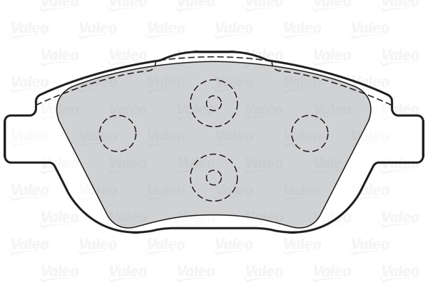 Placute frana VALEO 302218