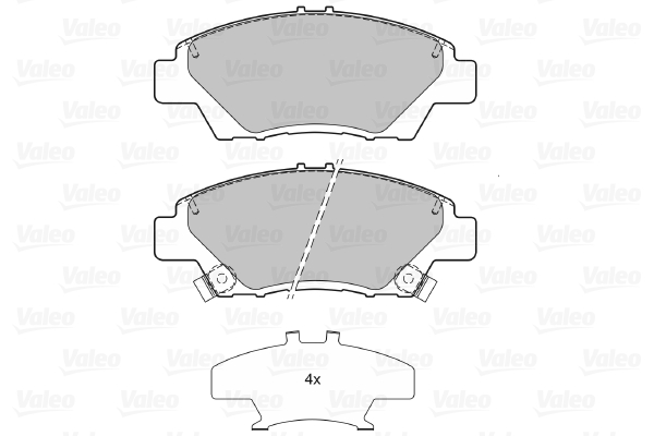 Placute frana VALEO 601379