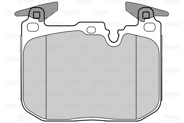 Placute frana VALEO 302282