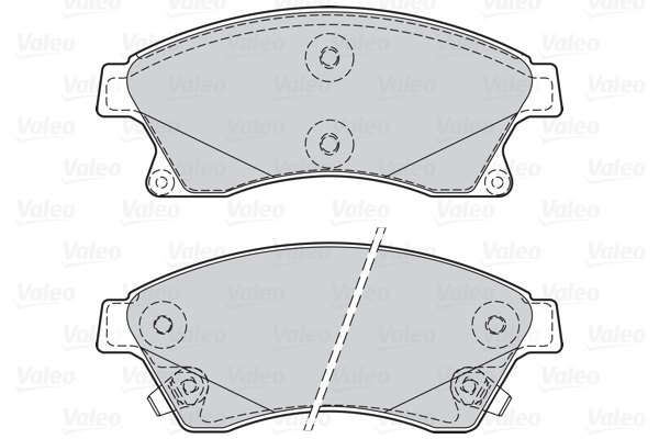Placute frana VALEO 302130