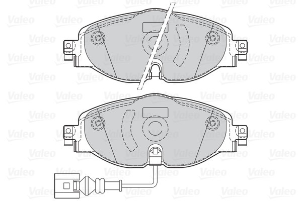 Placute frana VALEO 302145