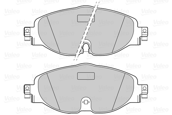 Placute frana VALEO 302271