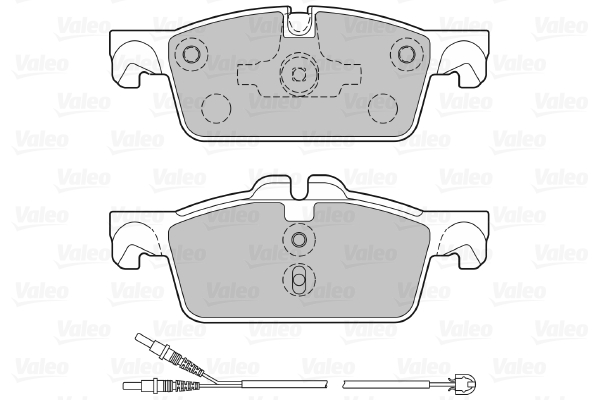 Placute frana VALEO 601289