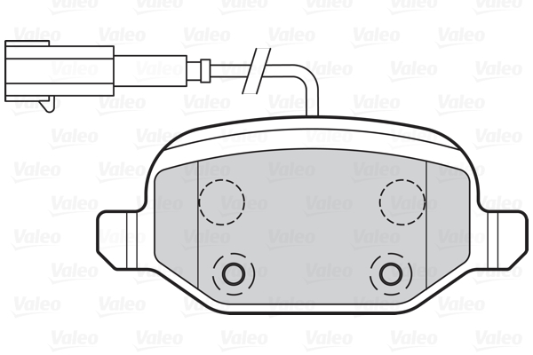 Placute frana VALEO 302140