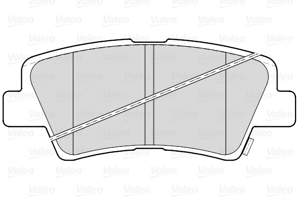 Placute frana VALEO 302335