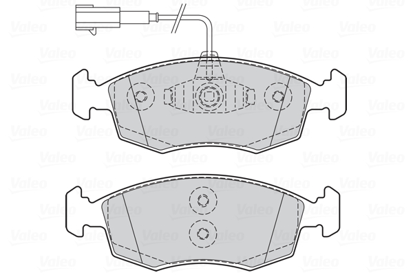 Placute frana VALEO 301298
