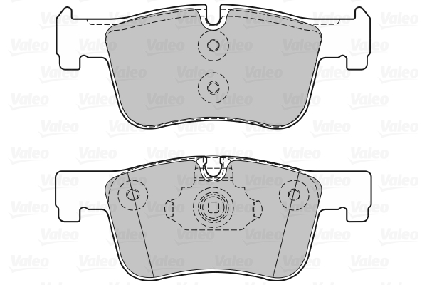 Placute frana VALEO 601310