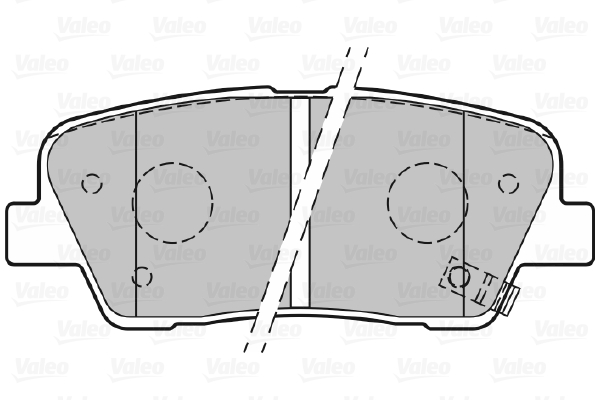 Placute frana VALEO 301134