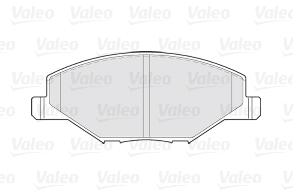 Placute frana VALEO 301354