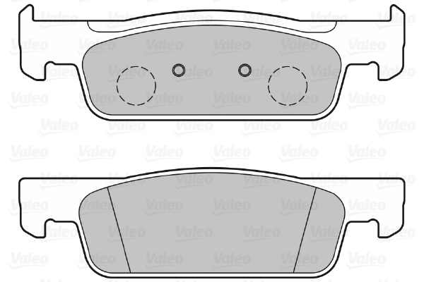 Placute frana VALEO 601345