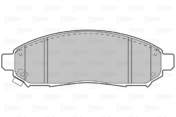 Placute frana VALEO 598738