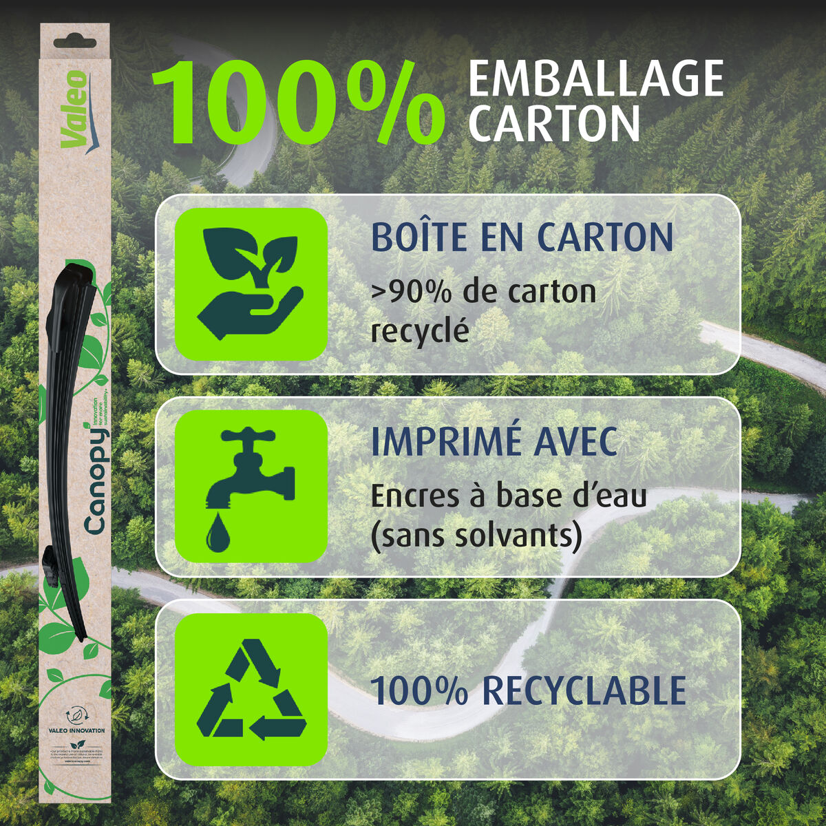Lamela stergator VALEO 583906