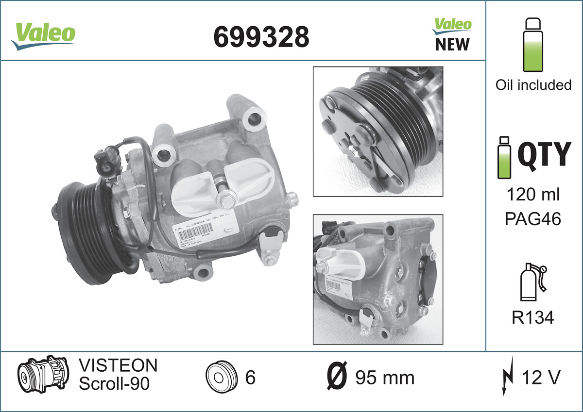 Compresor climatizare VALEO 699328