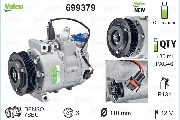 Compresor climatizare VALEO 699379